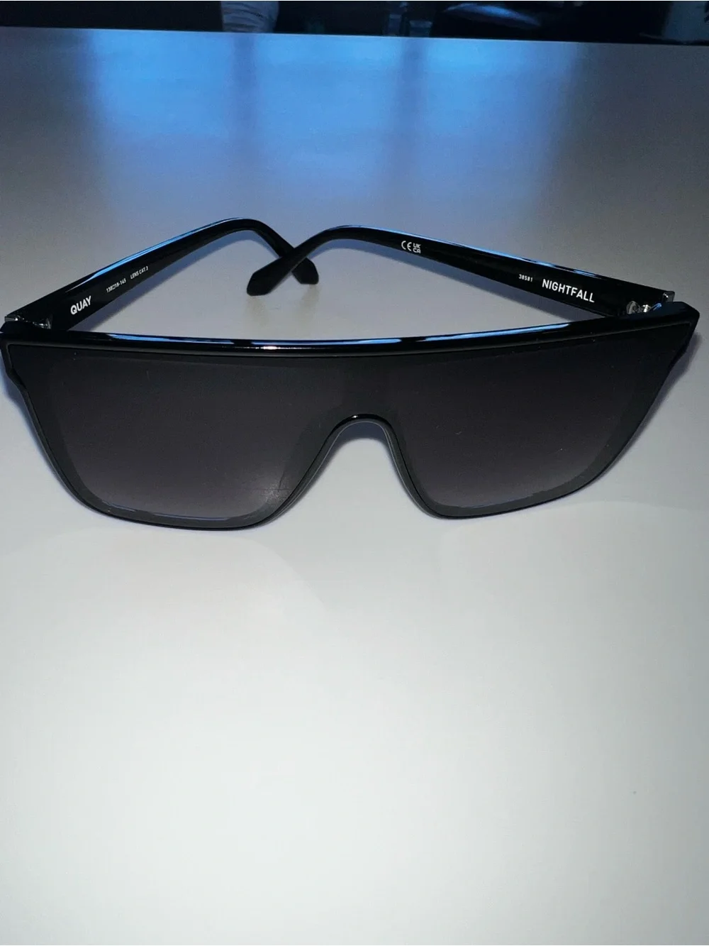 Quay Nightfall 52mm Gradient Flat Top Sunglasses